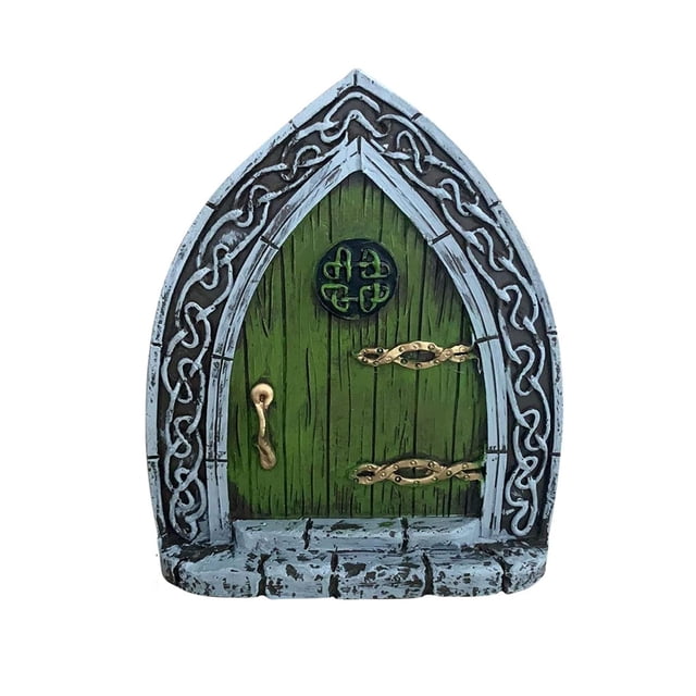Adornos de hadas puerta de jardín de hadas artesanía estatua de jardín hecha a mano cosas en miniatura adornos artesanía Micro decoración de paisaje Inevent HA012393-00B