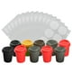 thumbnail image 4 of Taza Cápsula de café de 10 piezas, tazas K reutilizables con tapas de aluminio, cápsulas de Espresso recargables, 4 of 9