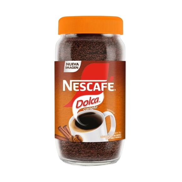 Café soluble Nescafé Dolca mezclado con canela y piloncillo 170 g
