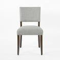 thumbnail image 5 of HomePop Open Back Dining Chair with Nailhead Trim, Set of 2, Gray, 5 of 12
