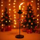 thumbnail image 5 of Candelabro Navideño de Metal Amarillo, Decoración de Mesa con Velas | Centro de Mesa Romántico para Fiestas | Diseño Minimalista Moderno y Duradero para El Hogar, Cenas, Fiestas y Salas de Estar., 5 of 6