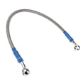 thumbnail image 5 of kanaroous Motorcycle Brake Oil Hose Line Pipe Fitting Stainless Steel Braided Silver 39cm, 5 of 6