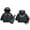 Black, variant on ATOGUTA Boys Girls Waterproof Rain Jacket Hooded Fleece Lined Warm Winter Caot Windproof Rain Jacket White, Size 2T-8