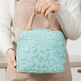 thumbnail image 3 of LLDYYDS Cute Lunch Box for Women Small Floral Lunch Box Quilted Lunch Tote Bag With Front Pocket Insulated Lunch Bag for Work Study, 3 of 4