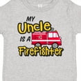 thumbnail image 4 of Inktastic My Uncle is a Firefighter with Fire Truck Boys or Girls Toddler T-Shirt, 4 of 5