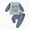 H554-Blue, variant on TOWED22 Kid Toddler Boy Clothes Color Block Sweatshirt and Casual Pants 2Pcs Boys Fall Winter Outfits,Blue,18-24 M