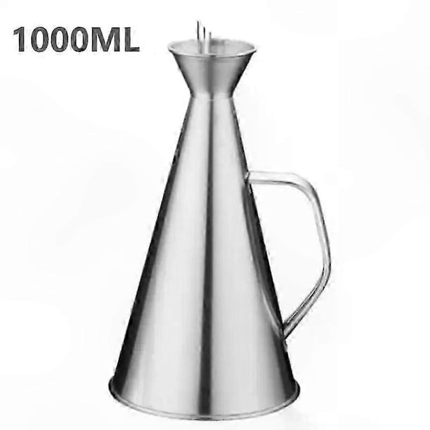 Kitchen Sauce Dispenser Set for Oil, Vinegar, and Seasoning Storage with Stainless Steel Design for Easy Pouring and Cooking Convenience