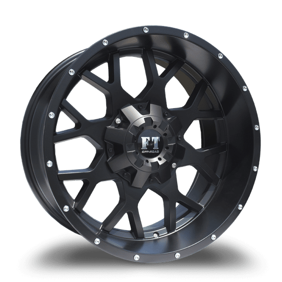 18X9 10-139.7/150 OFF ROAD FT#0151 Satin Black Wheel -12/110.1