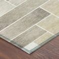 thumbnail image 3 of Addison Rugs Chantille Indoor/Outdoor Transitional Geometric Ivory Machine Washable Rectangle Rug, 5' x 7'6", 3 of 8