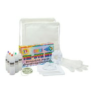 NEW Tie Dye Kit for Kids, Dyes, Gloves, Rubber Bands, Hair Scrunchies, Scarves, Bags
