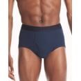 thumbnail image 3 of Hanes Ultimate Pack de Ropa Interior Breve para Hombre, Talle Completo, Algodón Que Absorbe la Humedad, Azul Surtido/blanco, Pack de 7 S, 3 of 5
