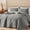 Grey, variant on 2/3Pcs Bohemian Coin Pattern Quilted Bedspread Set, 1 Quilt & 1 Or 2 Pillowcases, Versatile All-Season Bedding, Multiple Colors Available(White,Twin)