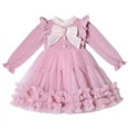 thumbnail image 2 of Vestido de princesa Heldig de malla esponjosa para niños 3 a 13 años manga larga otoño invierno, 2 of 4