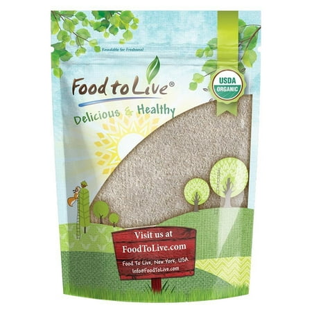 - Organic Buckwheat Flour, 2 Pounds - Non-GMO, Unbleached, Unbromated, Unenriched, Stone Ground, Bulk, Powder, Meal - by Food to Live