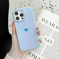 thumbnail image 6 of for iPhone 15 Pro Case Silicone Women Girls Heart with Soft Anti-Scratch Microfiber Lining Protective Phone Case for iPhone 15 Pro Blue, 6 of 16