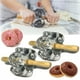thumbnail image 2 of Molde para Donas, Cortador de Galletas para Donas, Molde para Galletas con Cortador de Donas Antiadherente de 6 Cavidades, Herramientas Profesionales para Hornear Masa, 2 of 5