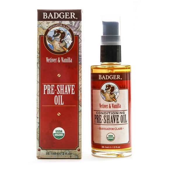 Badger - Organic Conditioning Pre-Shave Oil - 2 fl. oz.