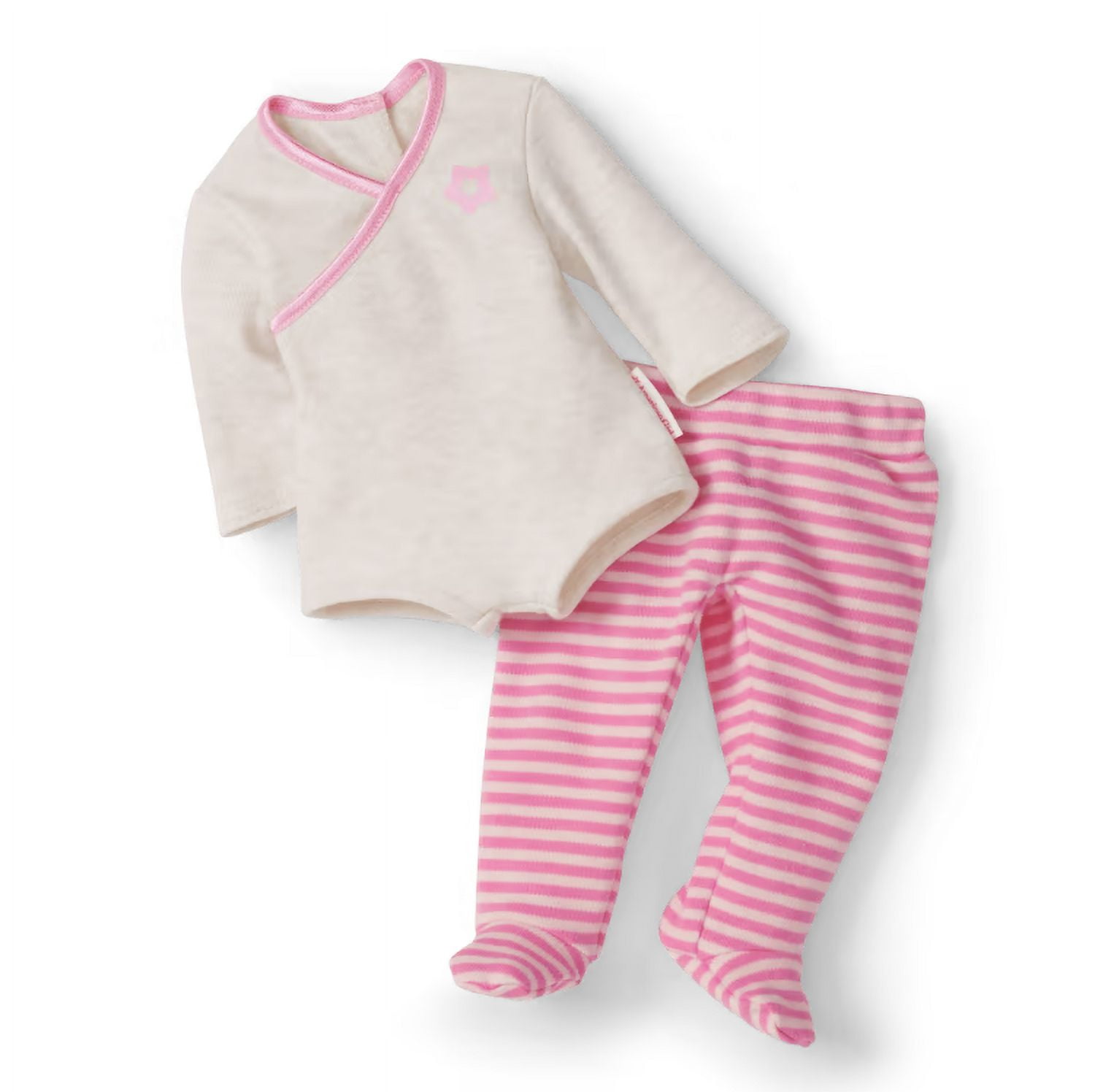 American Girl Bitty Baby #1 with deep Skin Brown Eyes Black Hair