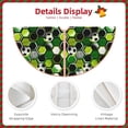 thumbnail image 4 of KLL Soccer1 Christmas Tree Skirt 30" ,Party Decorations Farmhouse for Christmas Decorations Holiday Party, 4 of 6