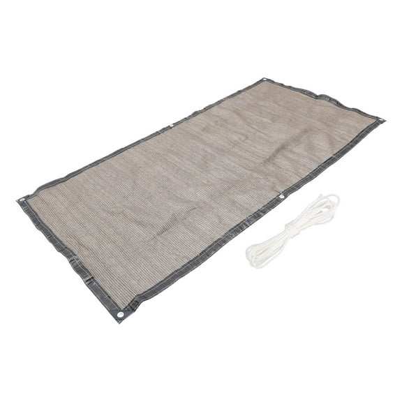 WHAMVOX Coffee HDPE Sunshade Net for Home Use Easy to Install and Fix Allows Cooling Breezes 5.9ft x 9.8ft