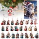 thumbnail image 4 of Calendario de Adviento de Navidad, caja sorpresa con cuenta regresiva para Navidad, lindo colgante de acrílico con forma de gato, decoración para árbol de Navidad, mochila colgante para coche, 4 of 5