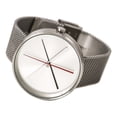 thumbnail image 4 of 7292S S-S Unisex Crossover Silver Dial Steel Mesh Bracelet Watch, 4 of 4