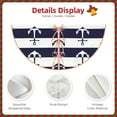 thumbnail image 5 of Bingfone Christmas Tree Skirt Mat Christmas Decoration Interior 30"-Anchors, 5 of 8