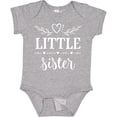 thumbnail image 3 of Inktastic Little Sister Girls Baby Bodysuit, 3 of 5