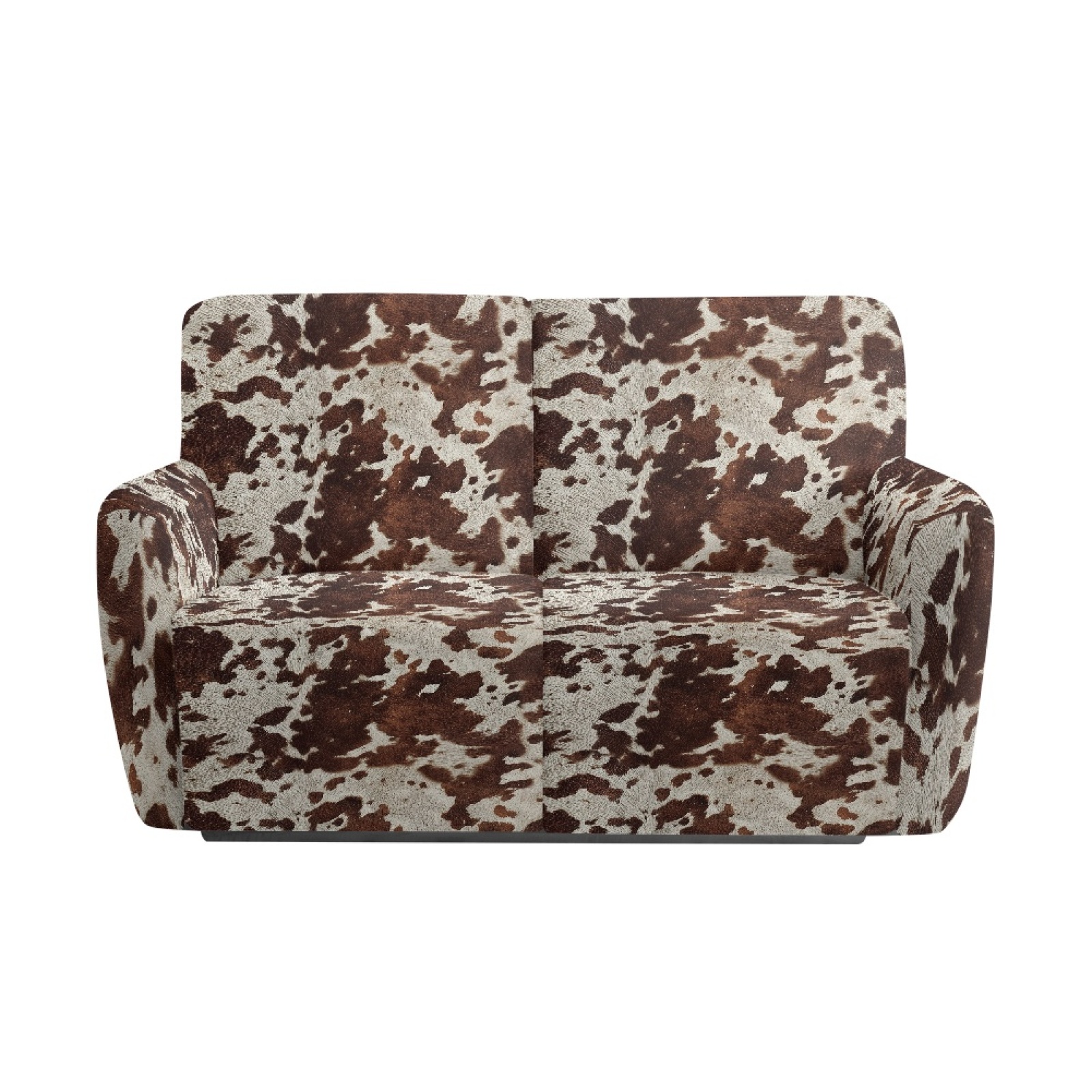 Xoenoiee Brown Cow Pattern 6-Piece Recliner Sofa Covers Stretch Reclining Couch Covers for 2 Cushion Reclining Sofa Slipcovers Furniture Covers Thick Soft Washable
