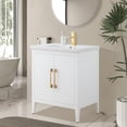 thumbnail image 2 of Vanity Art 30” Single Sink Bathroom Vanity Cabinet with Ceramic Countertop, 2 of 12