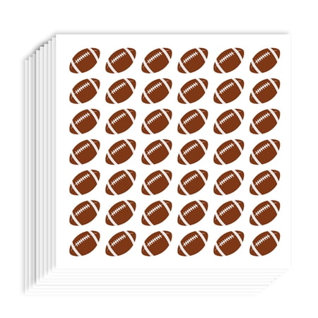 20Sheet 840 Pieces Self-Adhesive Sports Ball Labels Stickers 0.5 Inch Rugby Sports Stickers for Planner Calendar Scrapbooking Crafting Rugby Sports Theme Party Decor Gift Bag Seal for Party