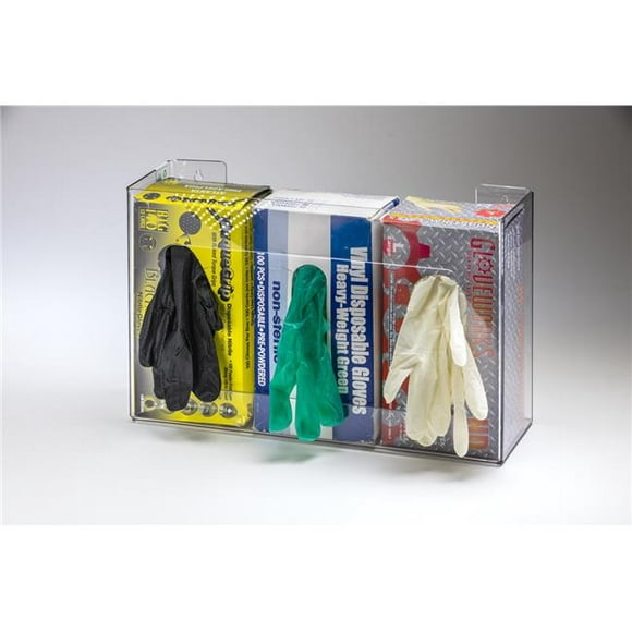 Rack Em Racks 5187 Disposable Glove Box Dispenser - Large - Box of 3 - 250 Count