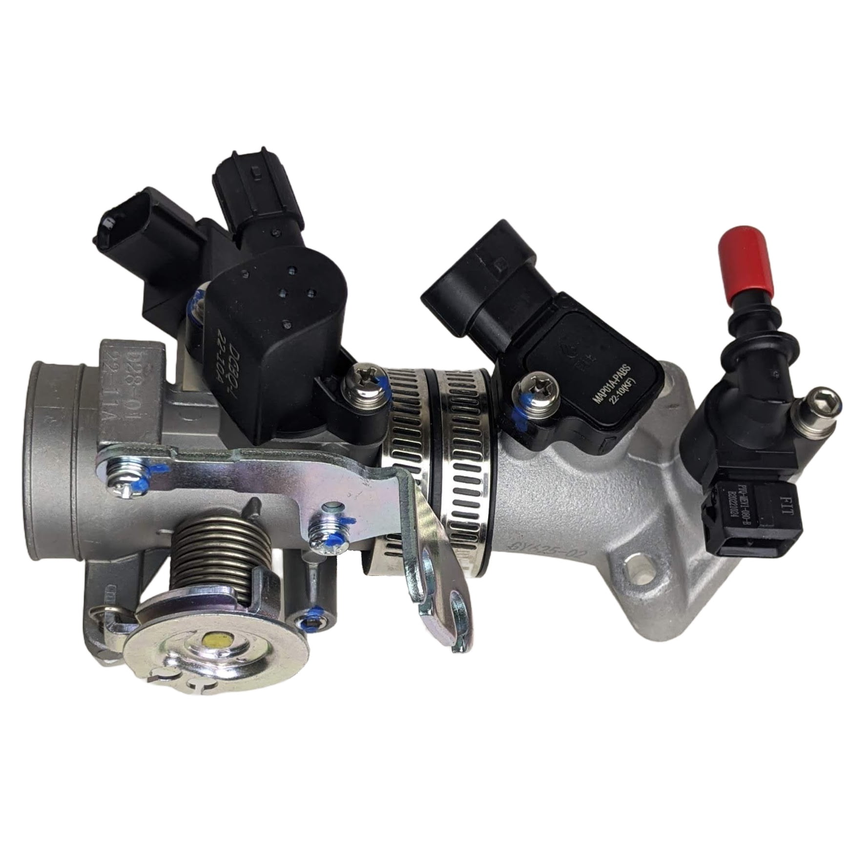 Complete Fuel Injection Throttle Body Manifold For EFI GY6 168cc 170cc 200cc Jonway GTX 250 EFI 200 Scooter Moped Engines