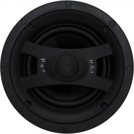 Earthquake Sound ECS6.5 Edgeless Series In-Ceiling Speakers (Black, Pair)