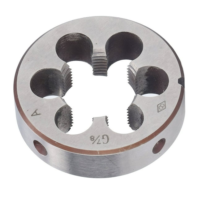 Right Hand Round Die Alloy Steel G7/8 Pipe Thread Die for Processing Steel Iron Aluminum