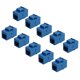 thumbnail image 1 of Conector RJ45 Cat6 shaofei 10 piezas Acoplador de extensión Ethernet azul, 1 of 5