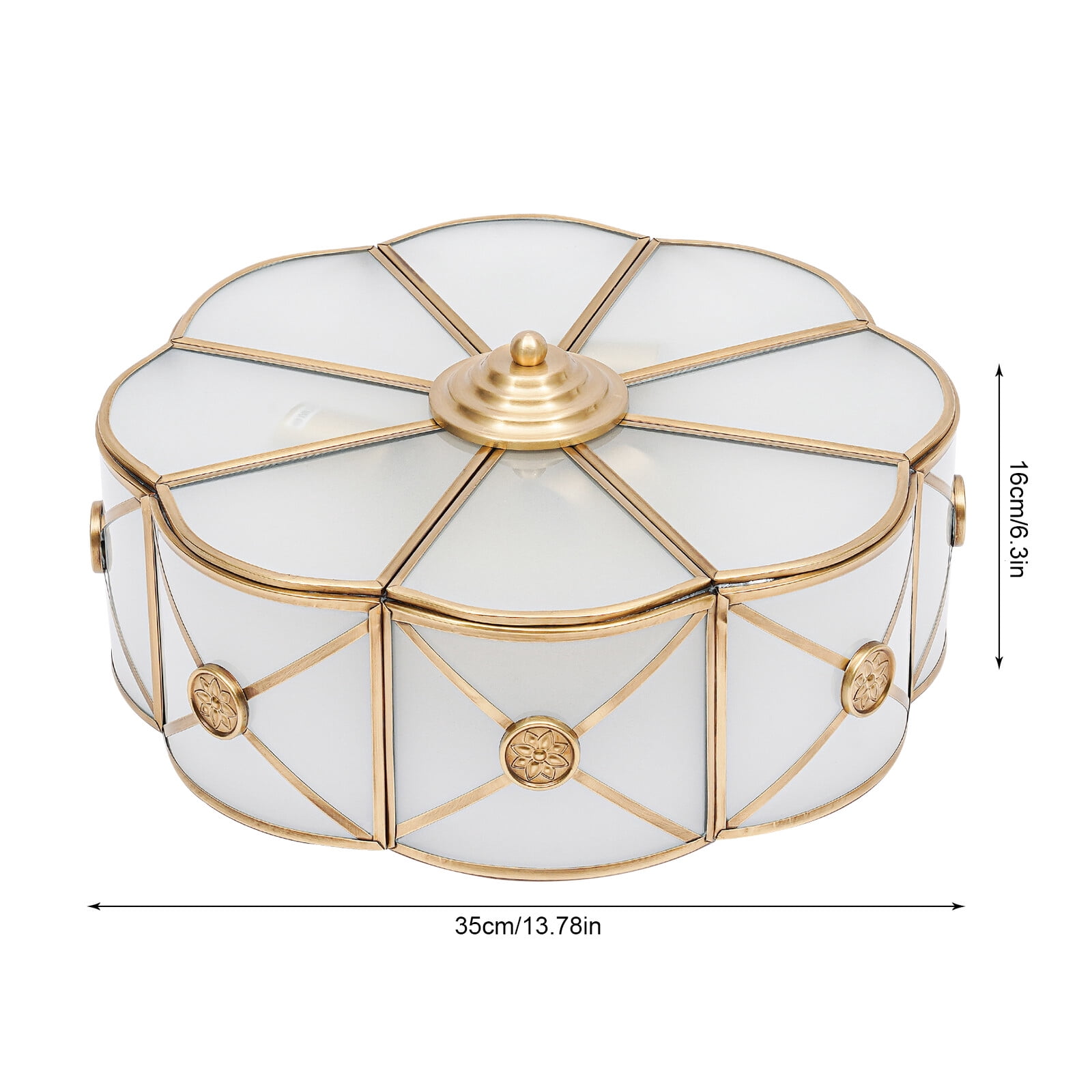110-220V Modern Ceiling Pendant Light LED Chandelier Flower Shaped Lamp Fixture  Applicable Area 8-12㎡ 13.78*6.3in for Living Rooms, Bedrooms, Kitchens, Dining Rooms