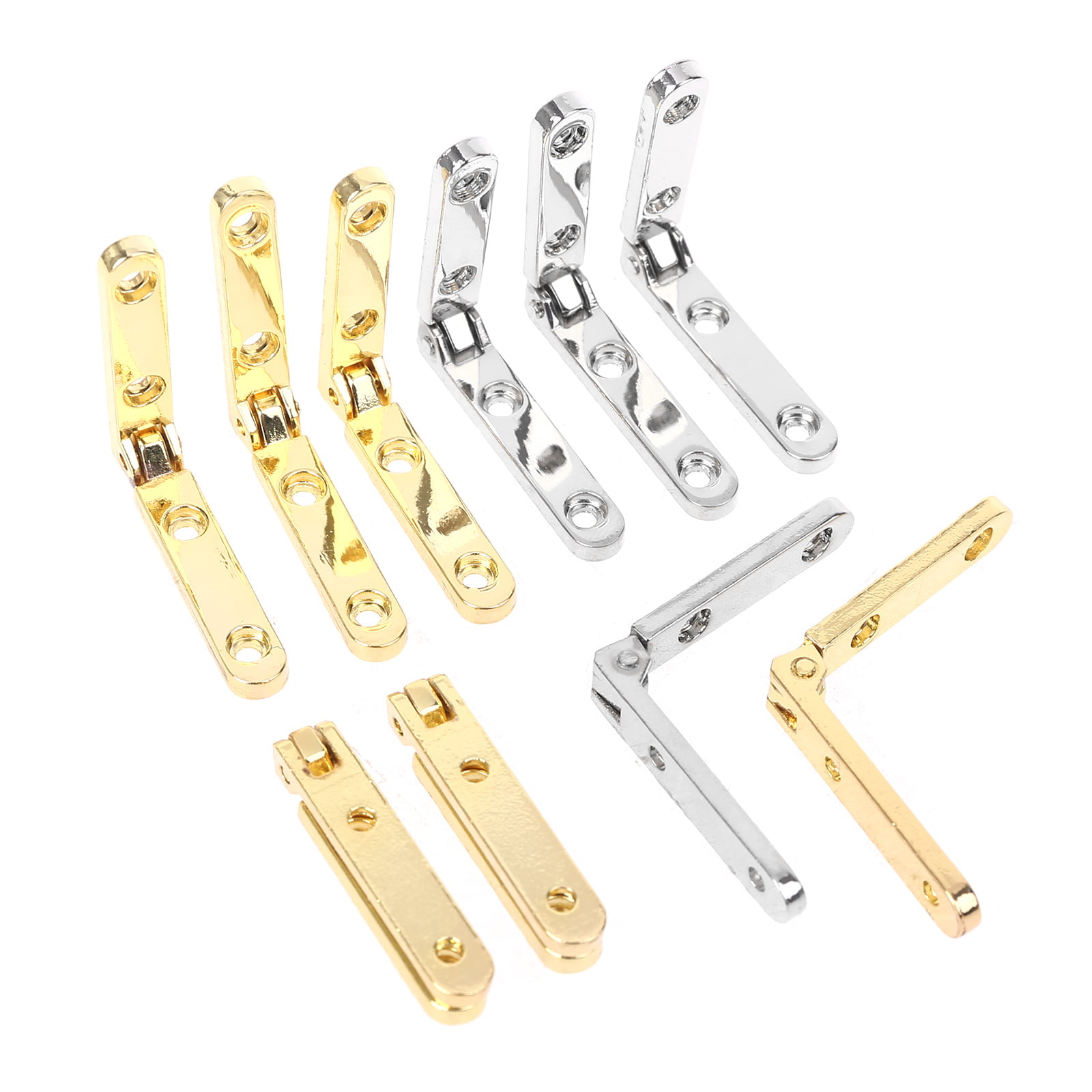 Details about   10Pcs/Bag 90° Hinges Zinc Alloy Spring Hinge for Wooden Box Jewellery Case New 