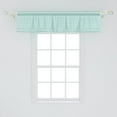 thumbnail image 2 of Ambesonne Chevron Window Valance, Pastel Simple Art Zigzags, 54" X 12", Pale Seafoam Mint Green, 2 of 3
