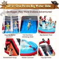 thumbnail image 2 of NBSPORT Commercial 23ft Inflatable Water Slide for Adults & Kids, with 950W Blower, Heavy-Duty PVC Bounce & Water Park for Outdoor Summer Parties, Wet/Dry Use, 2 of 8