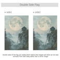 thumbnail image 4 of Yayeee Garden Flag 28" x 40" Double Sided Outdoor Yard Lawn Holiday Decorations, Moon and House, 4 of 6