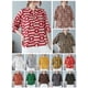 thumbnail image 3 of Blusa suelta de mujer Camisetas vintage estampadas de media manga CACAGOO Jerseys de mujer, 3 of 7