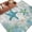 Blue Green, variant on Teal Turtle Coastal Round Area Rug 3.3Ft Washable Circle Rugs for Dining Room Table, Summer Beach Coral Nautical Ocean Non-Slip Carpet Floor Mats Indoor Outdoor Carpet Runner Aesthetic Home Decor