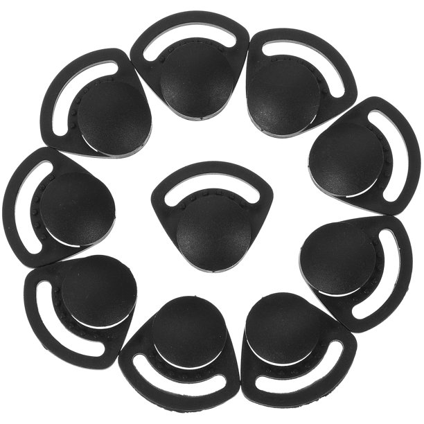 BRIGHTFUFU 10pcs Hard Hard Chin Correa de reemplazo de hebillas de reemplazo de la correa de la correa del sombrero duro piezas