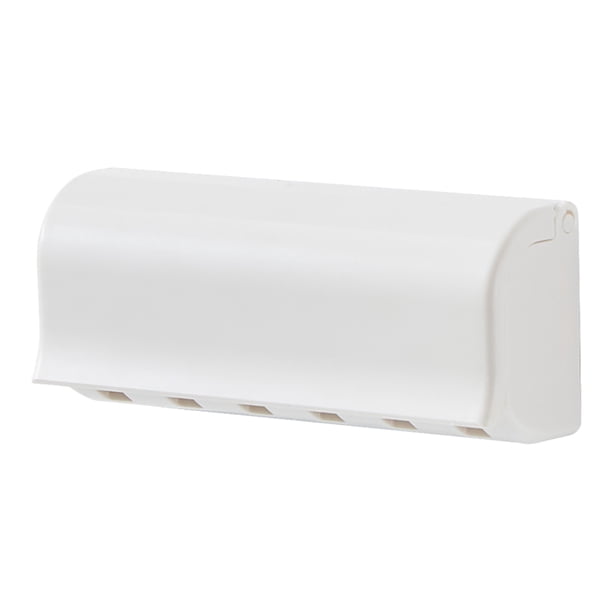 Soporte de cepillo de dientes montado en la pared Pared del hogar Cepillo de dientes Soporte con cubierta