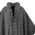 thumbnail image 4 of Ponchos for Women Shawls and Wraps Evening Dresses Elegant Faux Fur Party Collar Cloak Cape, 4 of 8