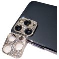 thumbnail image 1 of 2 Pack] Bling Diamond Camera Lens Protector for iPhone 11 Pro and iPhone 11 Pro Max, Diamond Crystal Camera Lens Protector Bling Decoration Cover for iPhone 11 pro and iPhone 11 Pro Max(Silver), 1 of 7