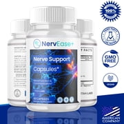 NervEase Advanced Nerve Support Supplement Pills All Natural Ingredients Nerv Ease 120 Capsules