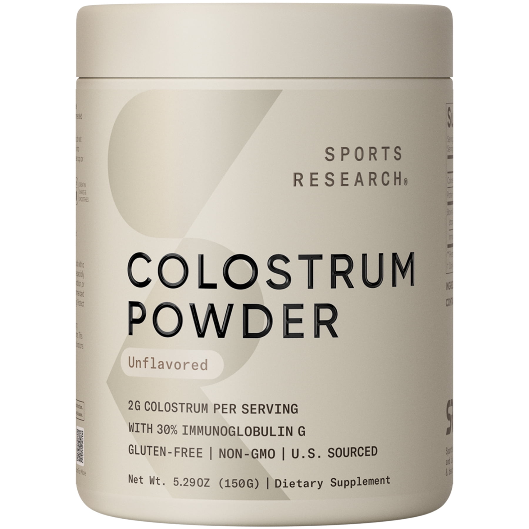 Sports Research® Bovine Colostrum Powder | Immune & Gut Health Support
