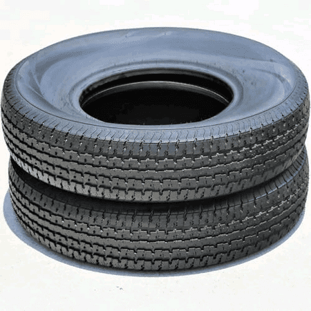 Set of 2 (TWO) ST Radial II Premium Trailer Radial Tires-ST215/75R14 215/75/14 215/75-14 108/103L Load Range D LRD 8-Ply BSW Black Side Wall